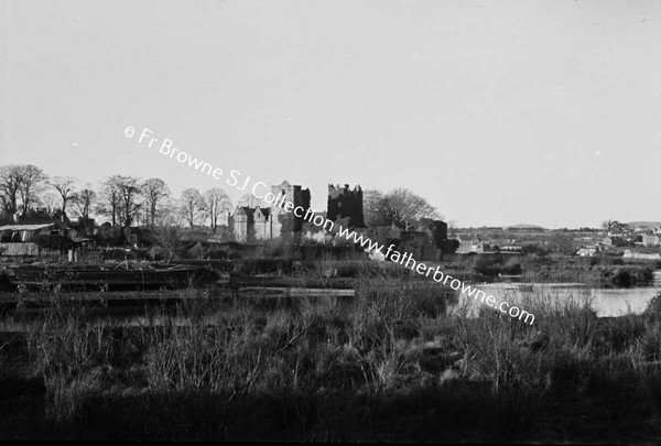 CARRICK CASTLE DISTANT VIEWS FROM SOUTH EAST ACROSS RIVER